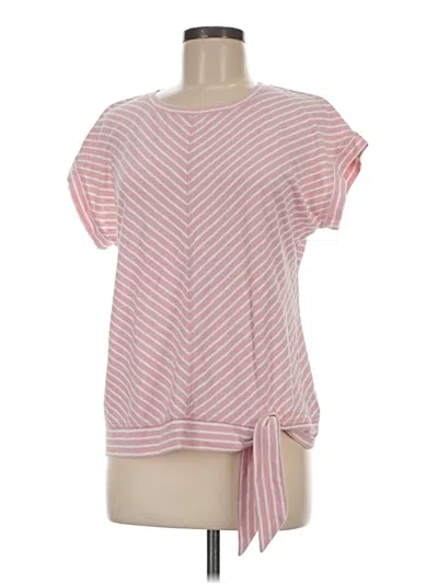 Pre-owned T By Talbots Short Sleeve T-shirt In Pink