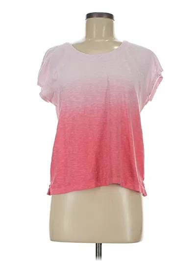 Pre-owned T By Talbots Short Sleeve T-shirt In Pink