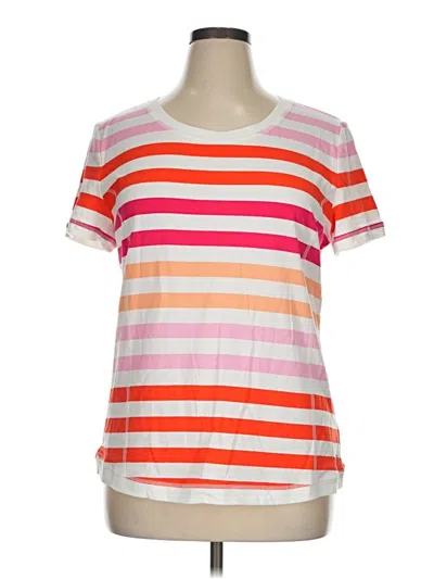 Pre-owned T By Talbots Short Sleeve T-shirt In Pink