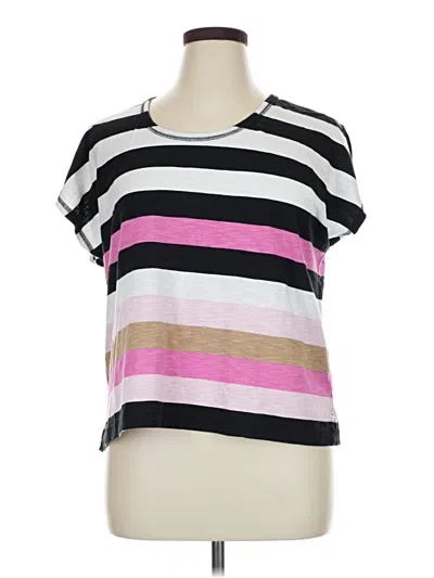 Pre-owned T By Talbots Short Sleeve T-shirt In Pink