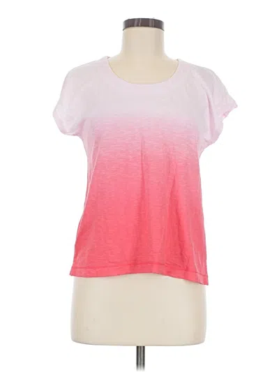 Pre-owned T By Talbots Short Sleeve T-shirt In Pink