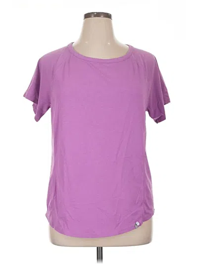 Pre-owned T By Talbots Short Sleeve T-shirt In Purple