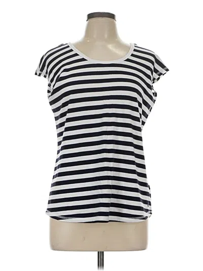 Pre-owned T By Talbots Short Sleeve T-shirt In White