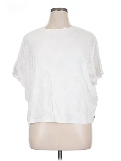 Pre-owned T By Talbots Short Sleeve T-shirt In White