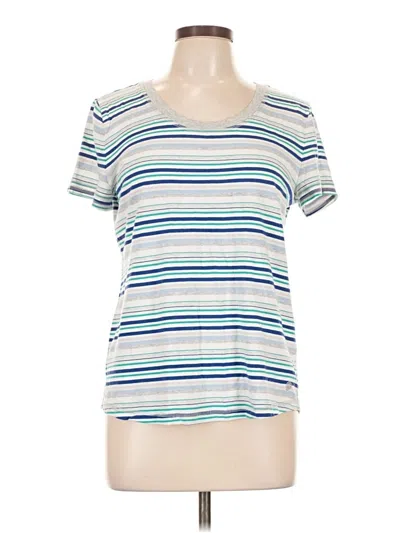 Pre-owned T By Talbots Short Sleeve T-shirt In White