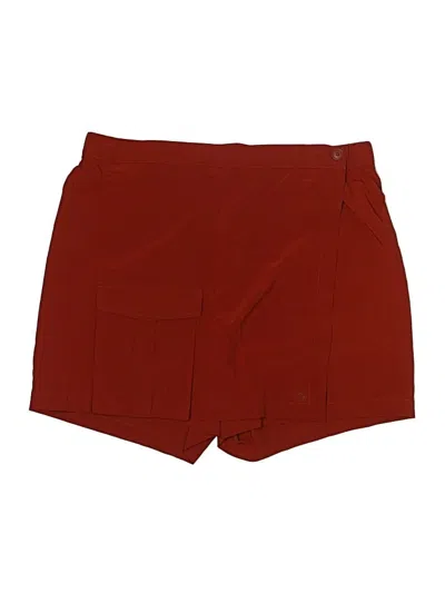 Pre-owned T By Talbots Skort In Burgundy