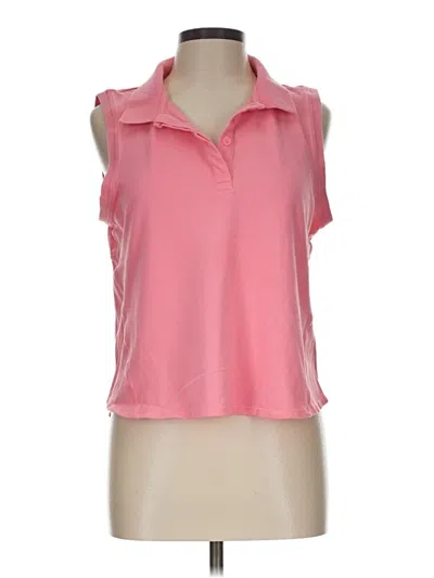 Pre-owned T By Talbots Sleeveless Blouse In Pink