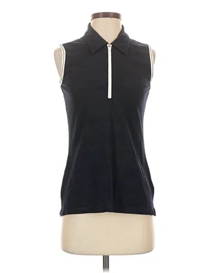 Pre-owned T By Talbots Sleeveless T-shirt In Black