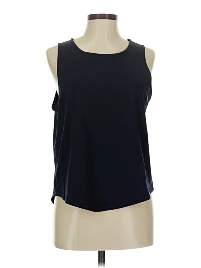 Pre-owned T By Talbots Sleeveless T-shirt In Blue