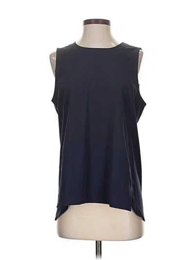 Pre-owned T By Talbots Sleeveless T-shirt In Blue
