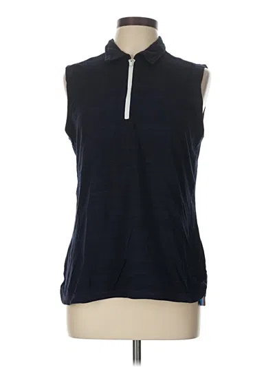 Pre-owned T By Talbots Sleeveless T-shirt In Blue