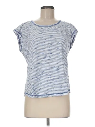 Pre-owned T By Talbots Sleeveless T-shirt In Blue