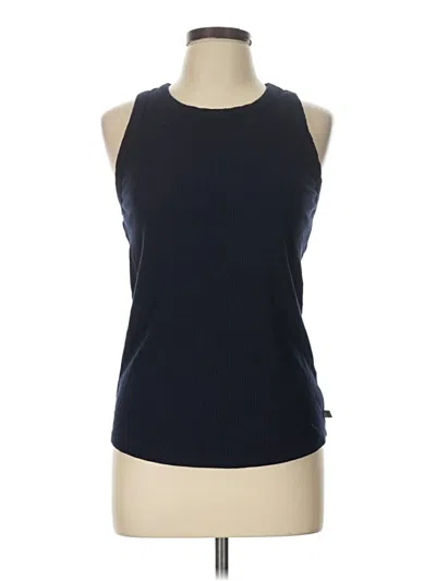 Pre-owned T By Talbots Sleeveless T-shirt In Blue