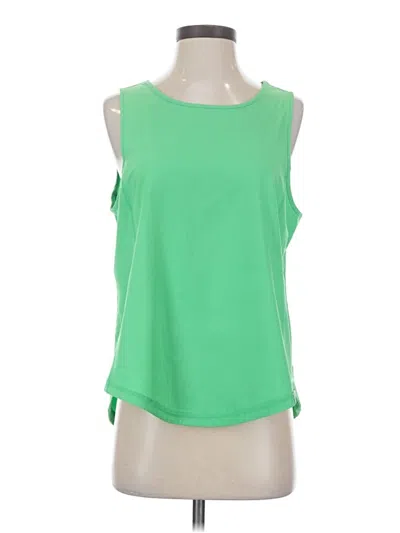 Pre-owned T By Talbots Sleeveless T-shirt In Green