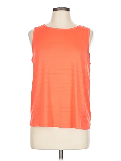 Pre-owned T By Talbots Sleeveless T-shirt In Orange