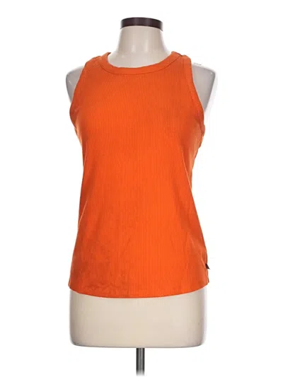 Pre-owned T By Talbots Sleeveless T-shirt In Orange