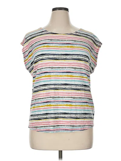 Pre-owned T By Talbots Sleeveless T-shirt In Pink