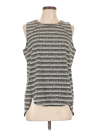 Pre-owned T By Talbots Sleeveless T-shirt In Silver