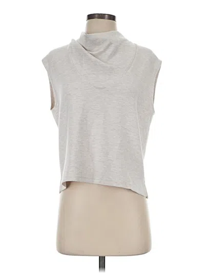 Pre-owned T By Talbots Sleeveless T-shirt In Silver
