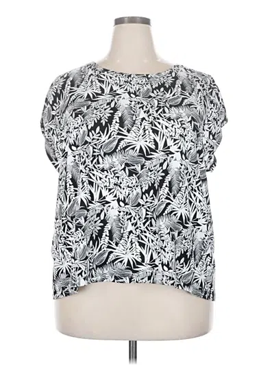 Pre-owned T By Talbots Sleeveless T-shirt In Silver