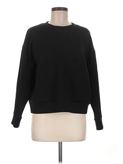 Pre-owned T By Talbots Sweatshirt In Black