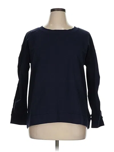 Pre-owned T By Talbots Sweatshirt In Blue