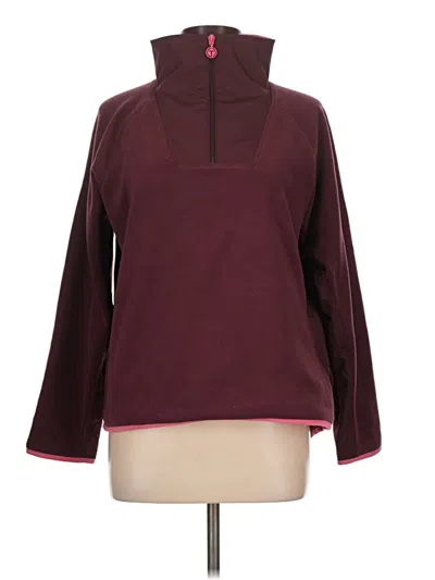 Pre-owned T By Talbots Sweatshirt In Burgundy