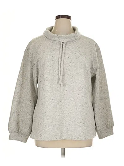 Pre-owned T By Talbots Sweatshirt In Gray