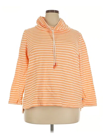Pre-owned T By Talbots Sweatshirt In Orange
