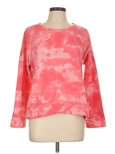 Pre-owned T By Talbots Sweatshirt In Pink