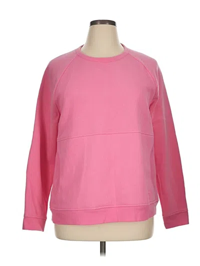 Pre-owned T By Talbots Sweatshirt In Pink