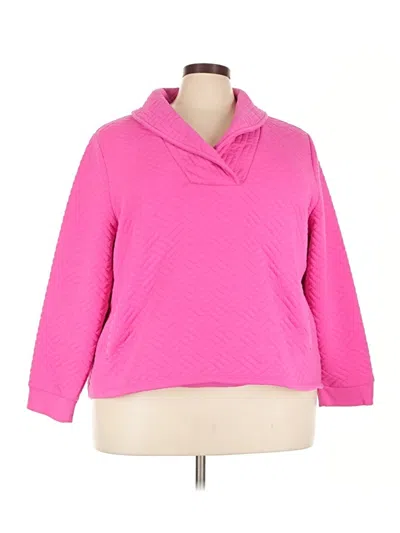 Pre-owned T By Talbots Sweatshirt In Pink