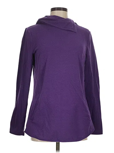 Pre-owned T By Talbots Sweatshirt In Purple