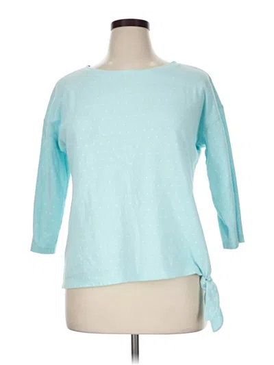 Pre-owned T By Talbots Sweatshirt In Teal