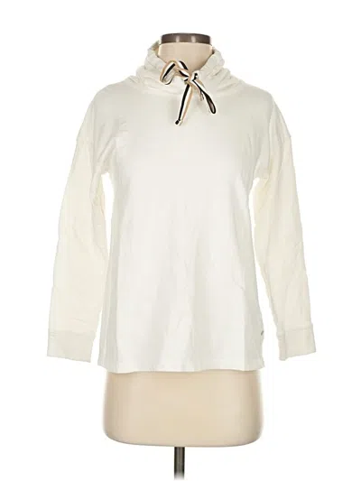 Pre-owned T By Talbots Sweatshirt In White