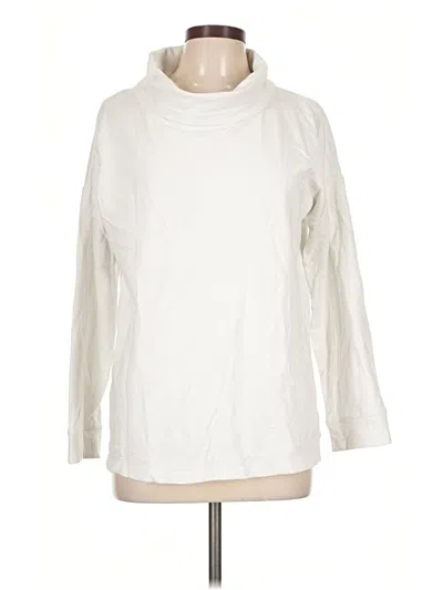 Pre-owned T By Talbots Sweatshirt In White