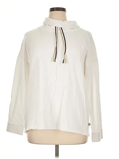 Pre-owned T By Talbots Sweatshirt In White