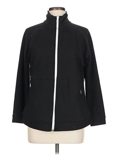 Pre-owned T By Talbots Track Jacket In Black