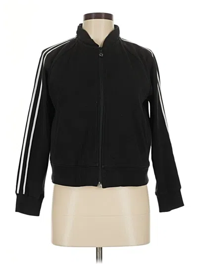 Pre-owned T By Talbots Track Jacket In Black