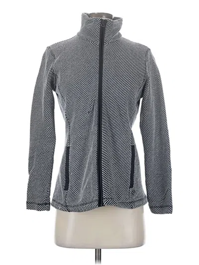 Pre-owned T By Talbots Track Jacket In Gray