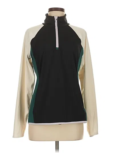 Pre-owned T By Talbots Track Jacket In Green