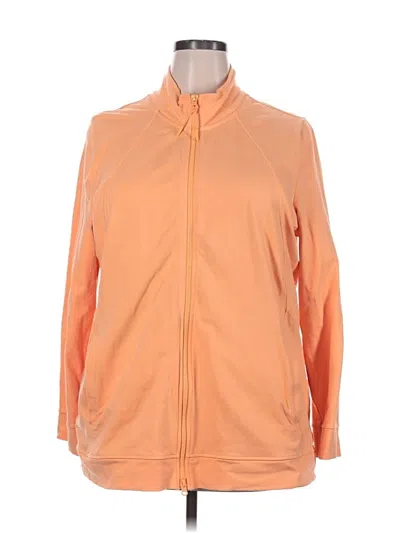 Pre-owned T By Talbots Track Jacket In Orange
