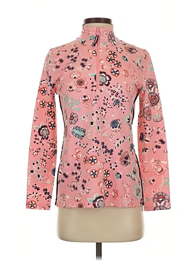 Pre-owned T By Talbots Track Jacket In Pink