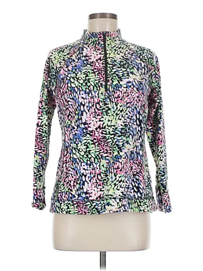 Pre-owned T By Talbots Track Jacket In Purple