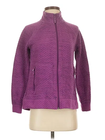Pre-owned T By Talbots Track Jacket In Purple