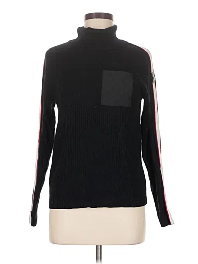 Pre-owned T By Talbots Turtleneck Sweater In Black