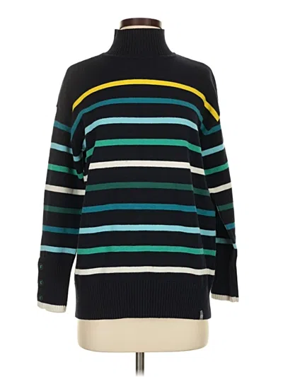 Pre-owned T By Talbots Turtleneck Sweater In Black