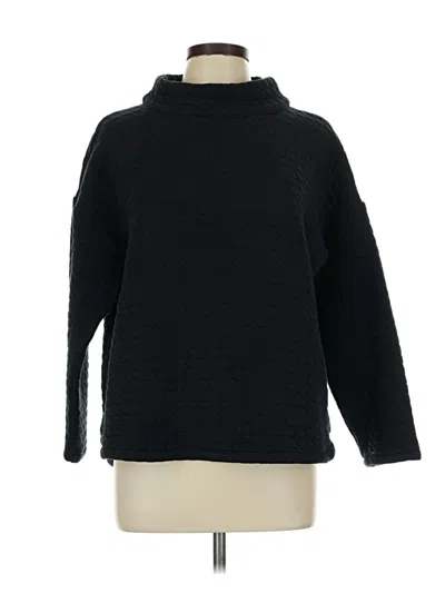 Pre-owned T By Talbots Turtleneck Sweater In Black