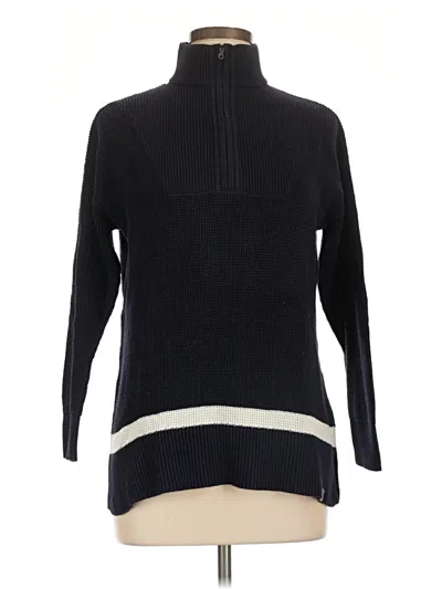 Pre-owned T By Talbots Turtleneck Sweater In Black