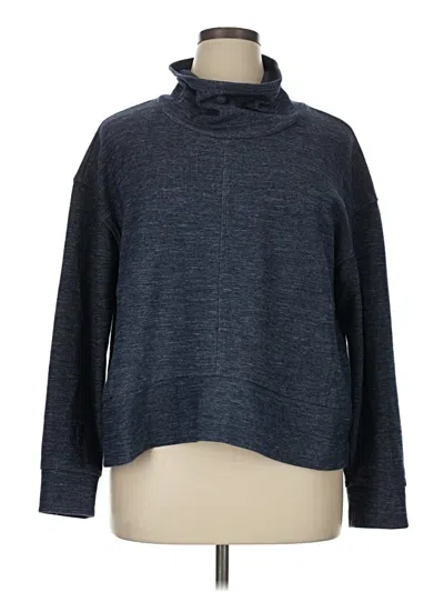 Pre-owned T By Talbots Turtleneck Sweater In Blue